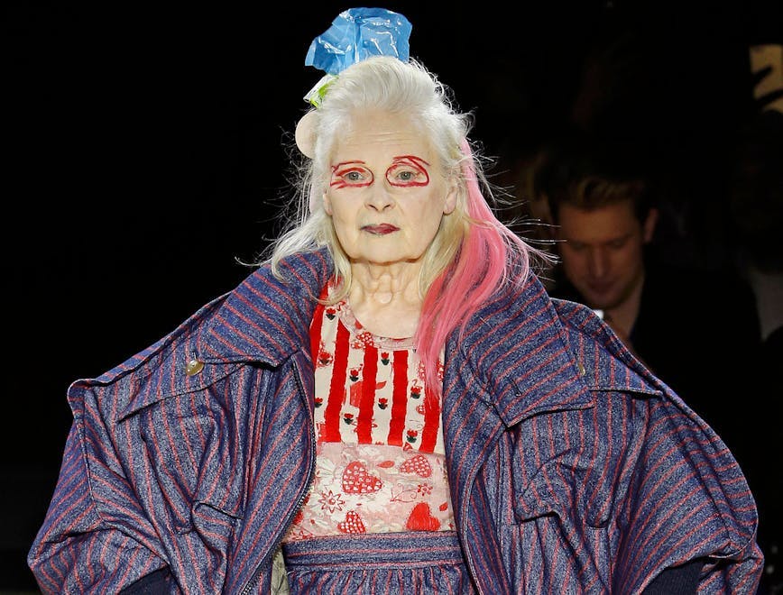 vivienne_westwood _ ready to wear fall winter 2017-18 paris fashion week march 2017 person human clothing apparel