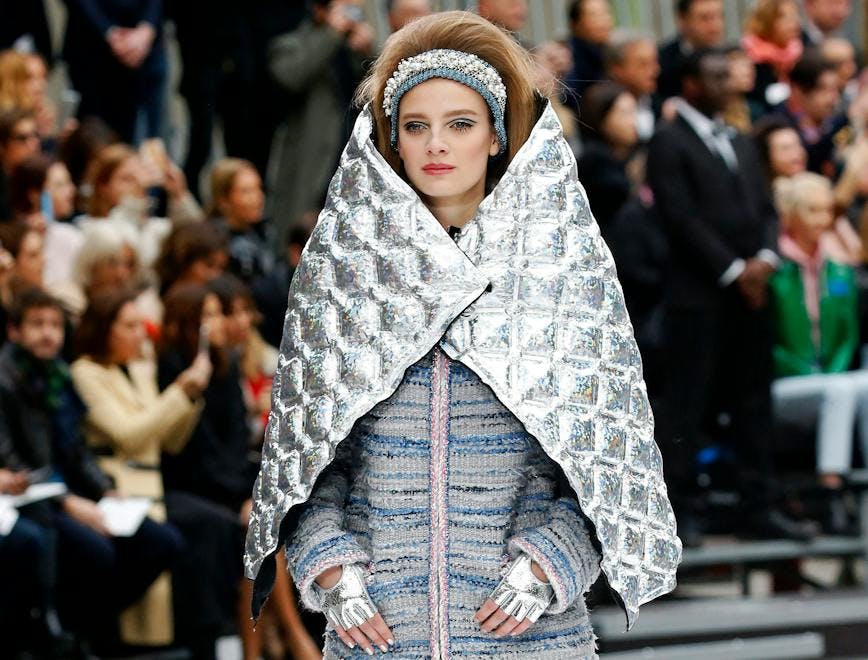 chanel ready to wear fall winter 2017-18 paris fashion week march 2017 clothing apparel person human fashion crowd