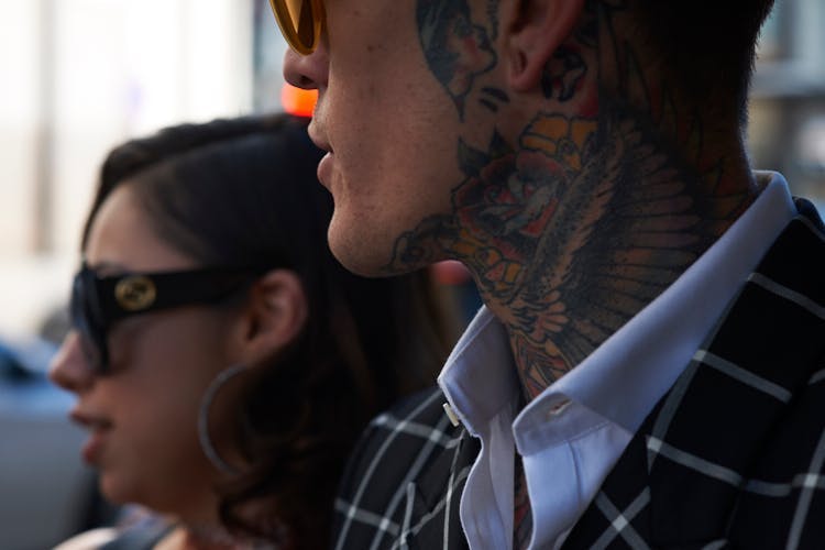 skin sunglasses accessories accessory person human tattoo