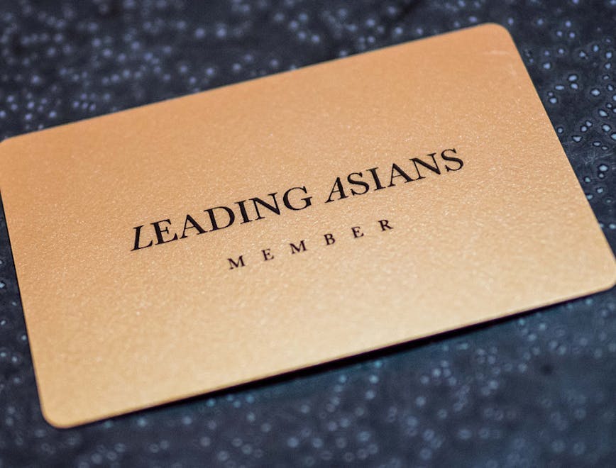 text paper business card