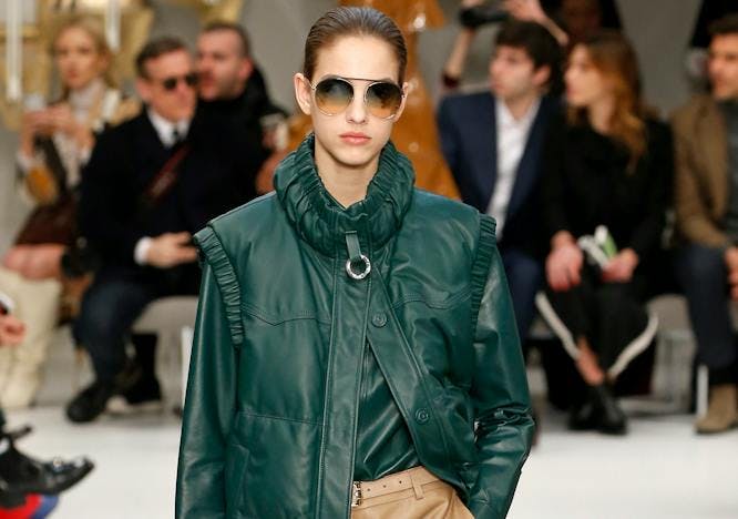tod’s. milan ready to wer fall winter 2019 milan fashion week february 2019 clothing apparel person human jacket coat sunglasses accessories suit overcoat